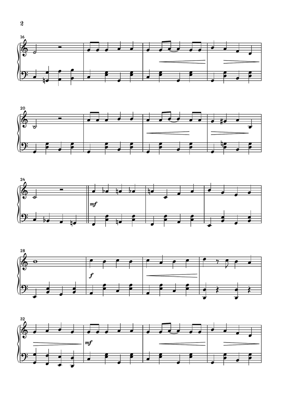 Rockin' Around The Christmas Tree Piano Solo scores gallery preview page 2