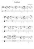 Good Luck! (SheetMusic + TAB)