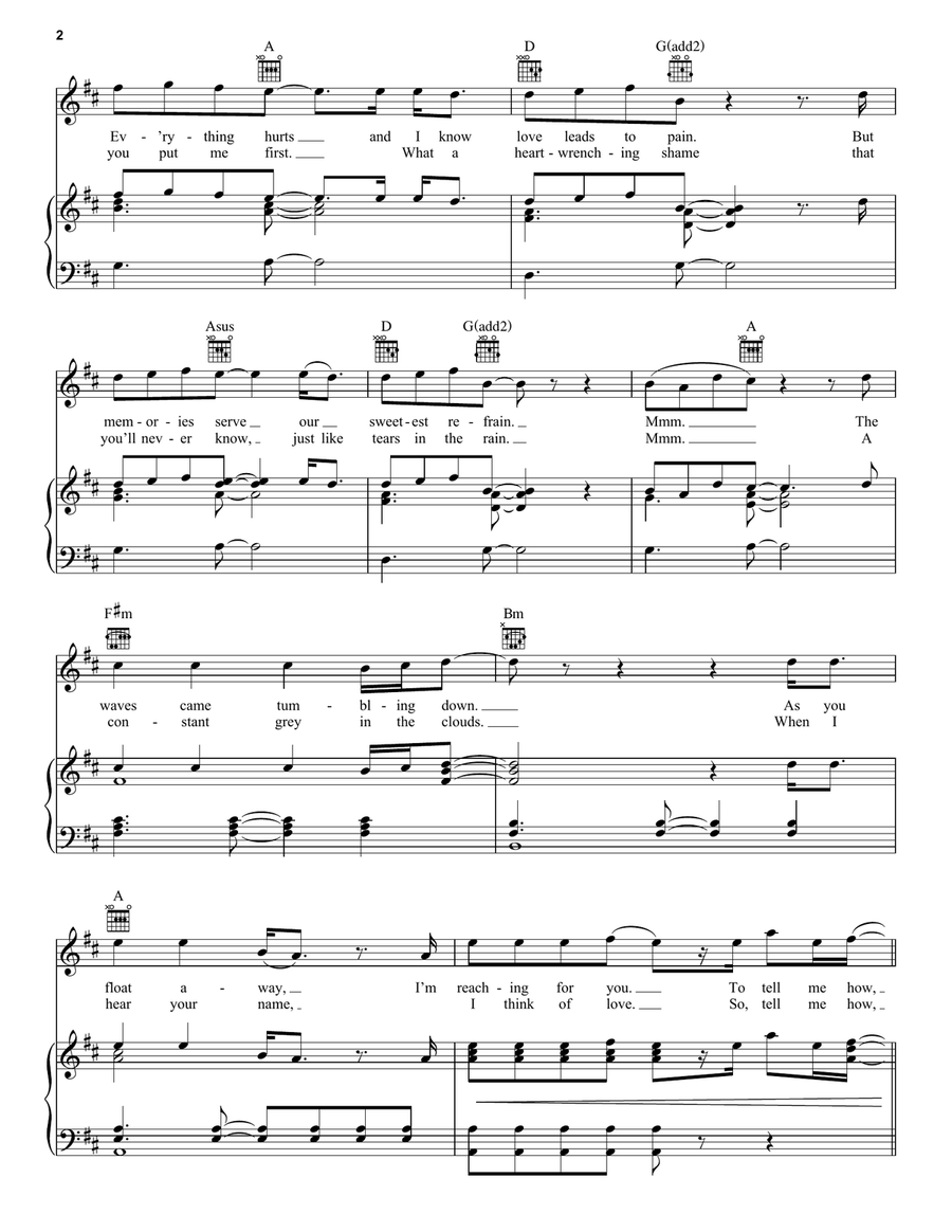 Life Goes On Life Goes On Piano, Vocal, Guitar scores gallery preview page 2