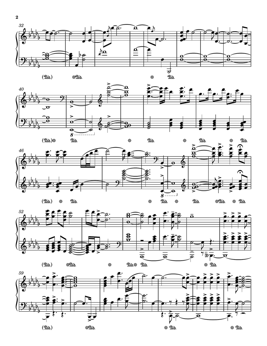The Last Time I Saw Paris Piano Solo scores gallery preview page 2