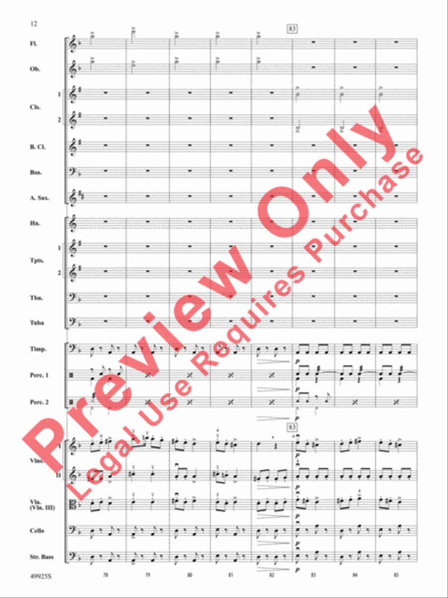 Slavonic Dance No. 7 Slavonic Dance No. 7 Full Orchestra scores gallery preview page 13