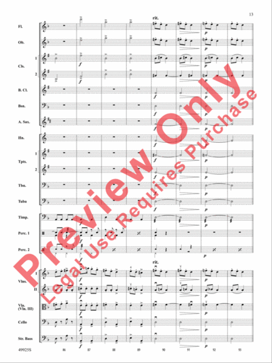 Slavonic Dance No. 7 Slavonic Dance No. 7 Full Orchestra scores gallery preview page 14