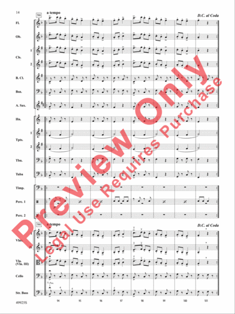 Slavonic Dance No. 7 Slavonic Dance No. 7 Full Orchestra scores gallery preview page 15