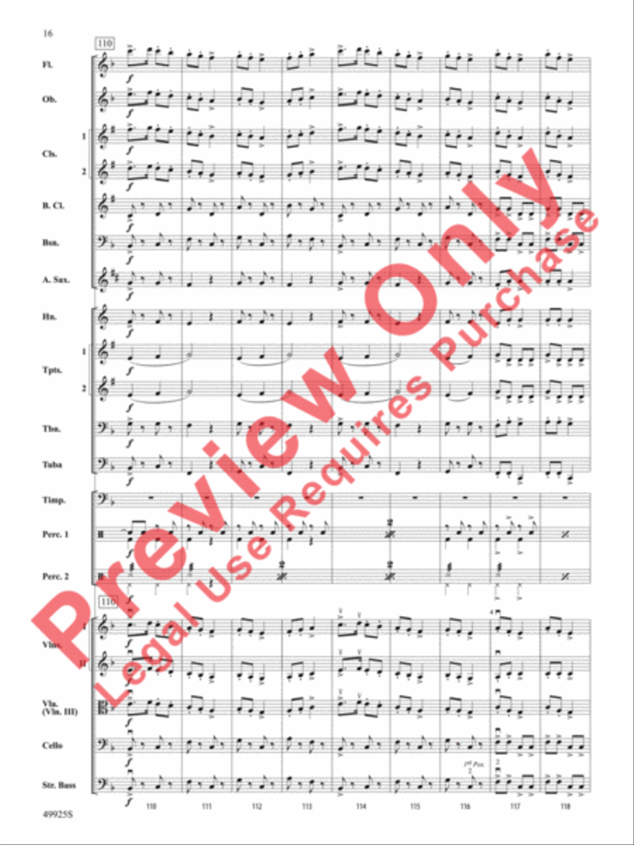 Slavonic Dance No. 7 Slavonic Dance No. 7 Full Orchestra scores gallery preview page 17