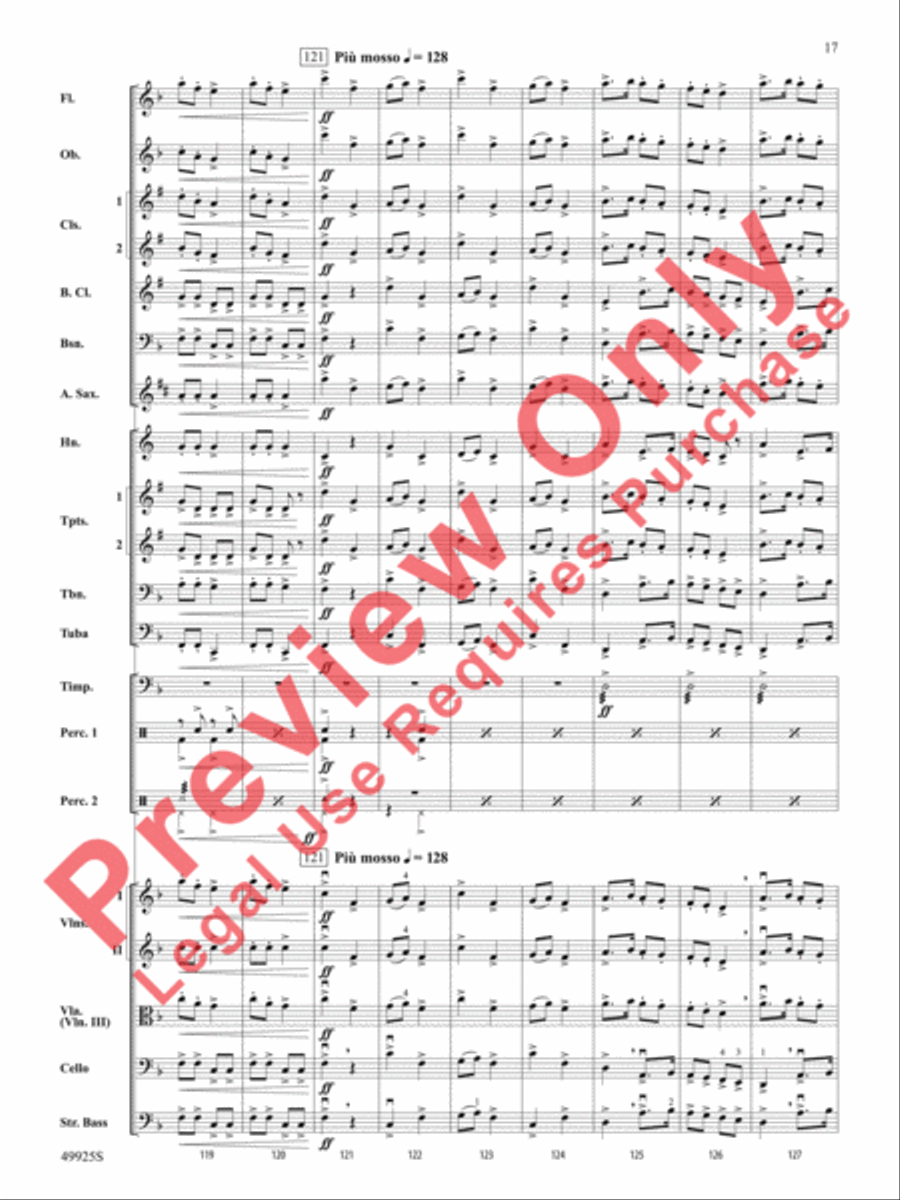 Slavonic Dance No. 7 Slavonic Dance No. 7 Full Orchestra scores gallery preview page 18
