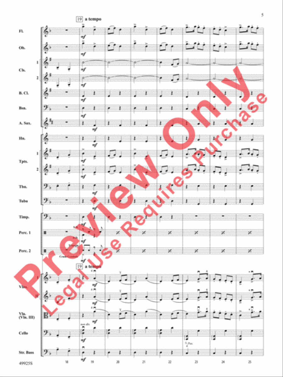 Slavonic Dance No. 7 Slavonic Dance No. 7 Full Orchestra scores gallery preview page 6
