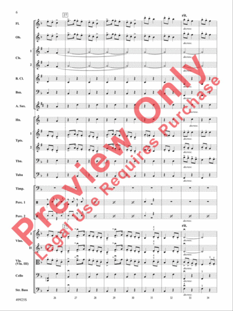 Slavonic Dance No. 7 Slavonic Dance No. 7 Full Orchestra scores gallery preview page 7