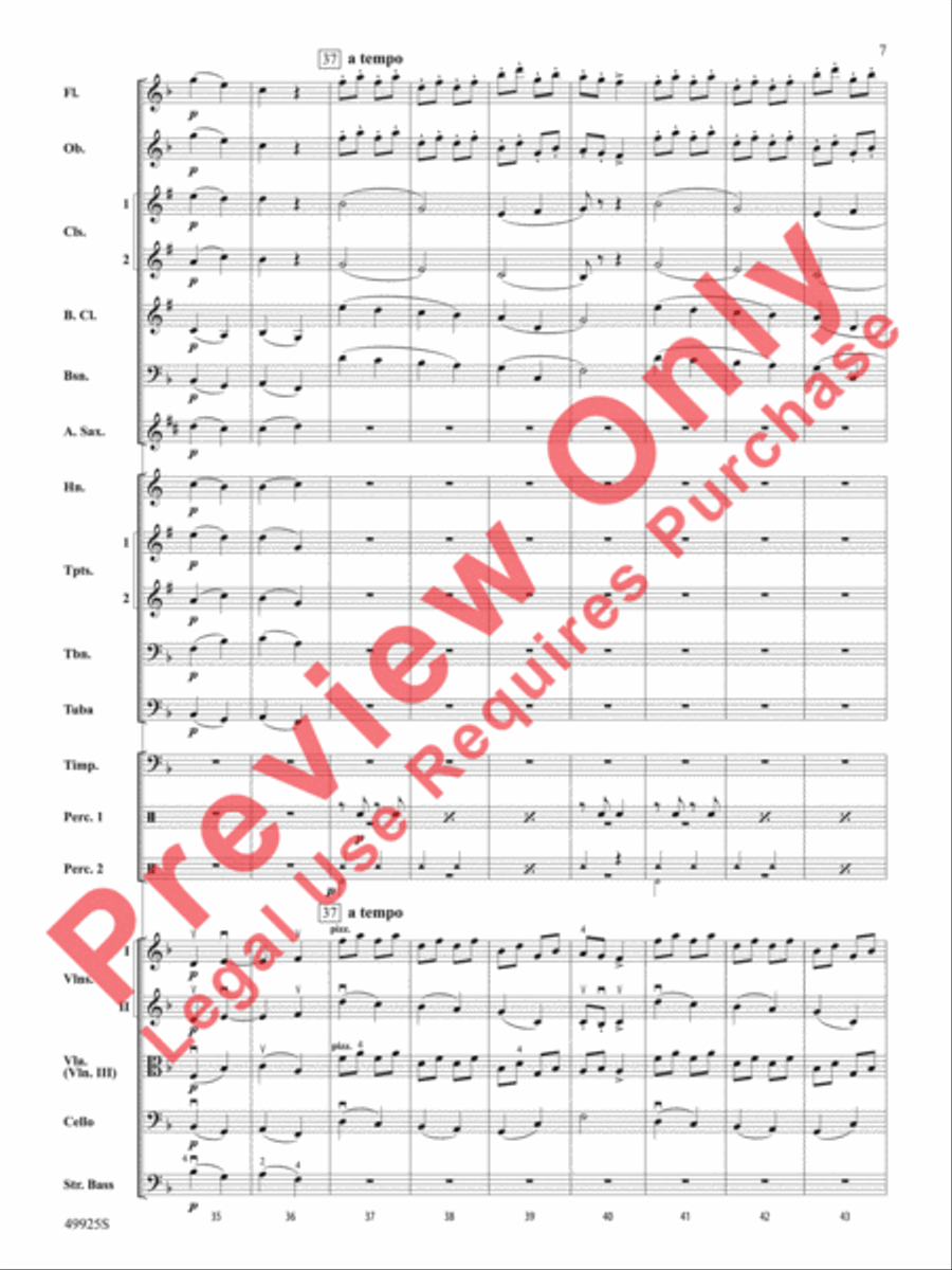 Slavonic Dance No. 7 Slavonic Dance No. 7 Full Orchestra scores gallery preview page 8