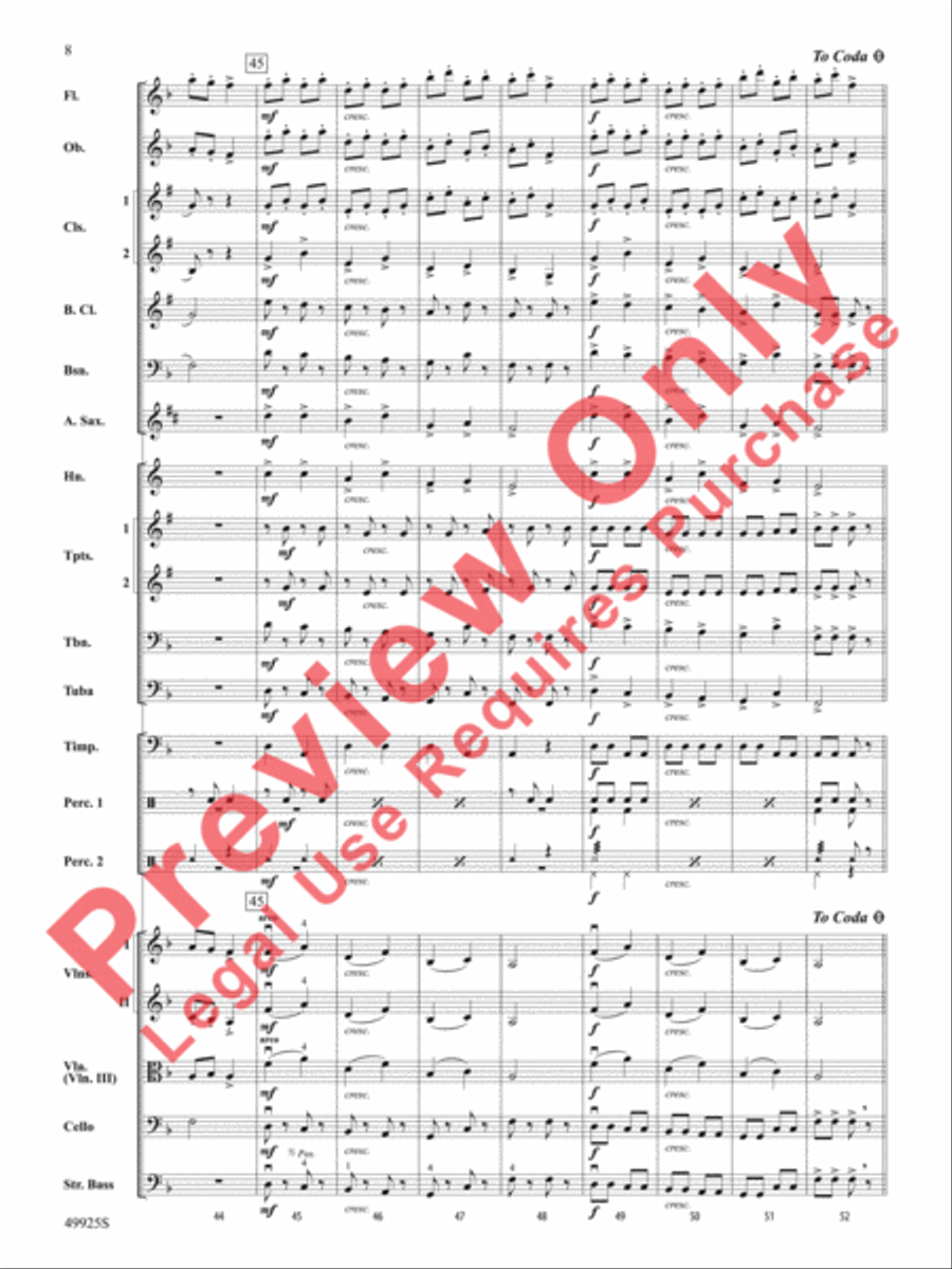 Slavonic Dance No. 7 Slavonic Dance No. 7 Full Orchestra scores gallery preview page 9