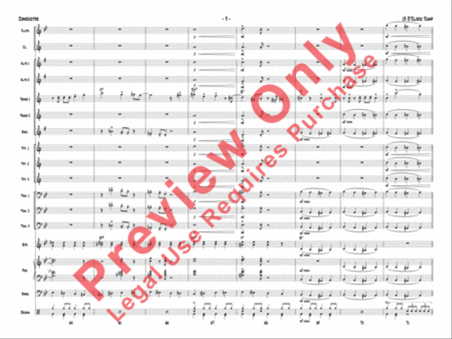 13 O'Clock Jump 13 O'Clock Jump Jazz Ensemble scores gallery preview page 12