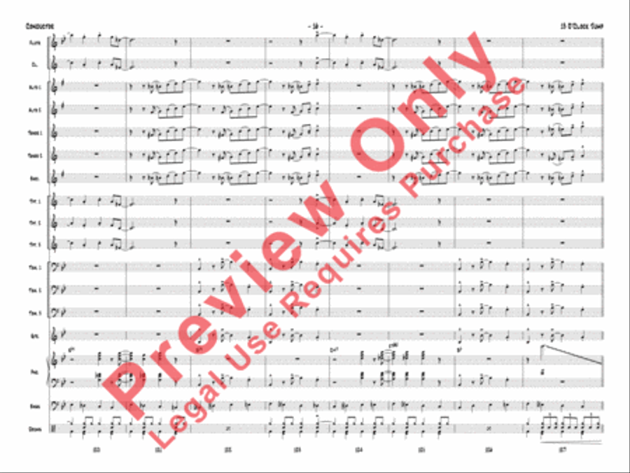13 O'Clock Jump 13 O'Clock Jump Jazz Ensemble scores gallery preview page 19