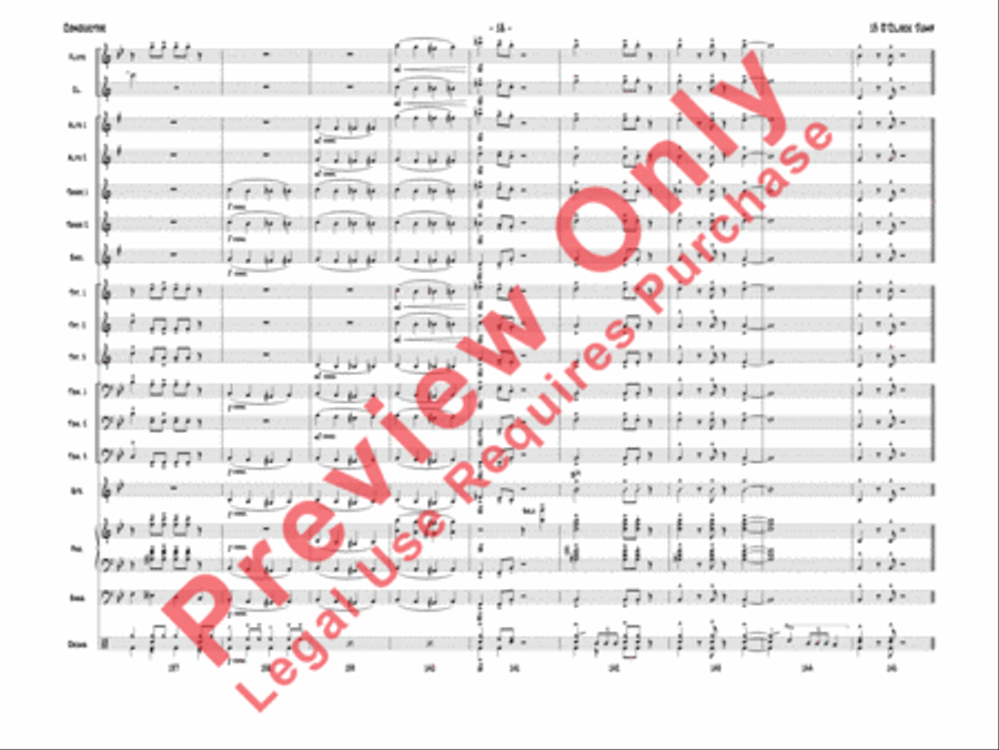 13 O'Clock Jump 13 O'Clock Jump Jazz Ensemble scores gallery preview page 21
