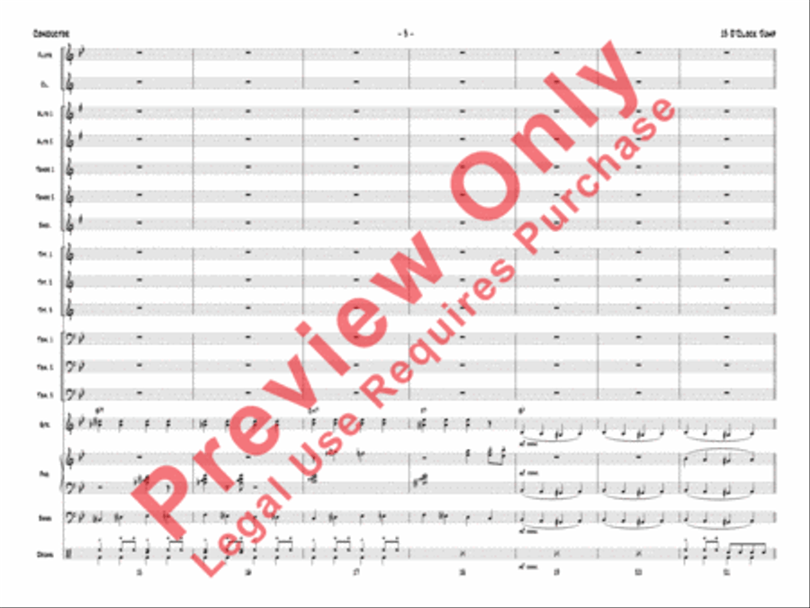 13 O'Clock Jump 13 O'Clock Jump Jazz Ensemble scores gallery preview page 6