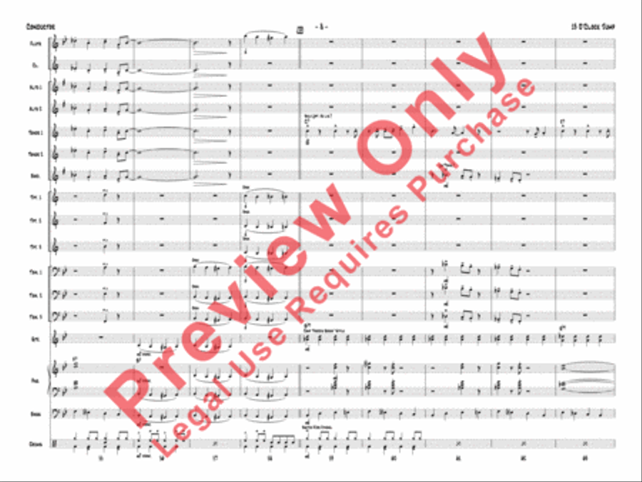 13 O'Clock Jump 13 O'Clock Jump Jazz Ensemble scores gallery preview page 11