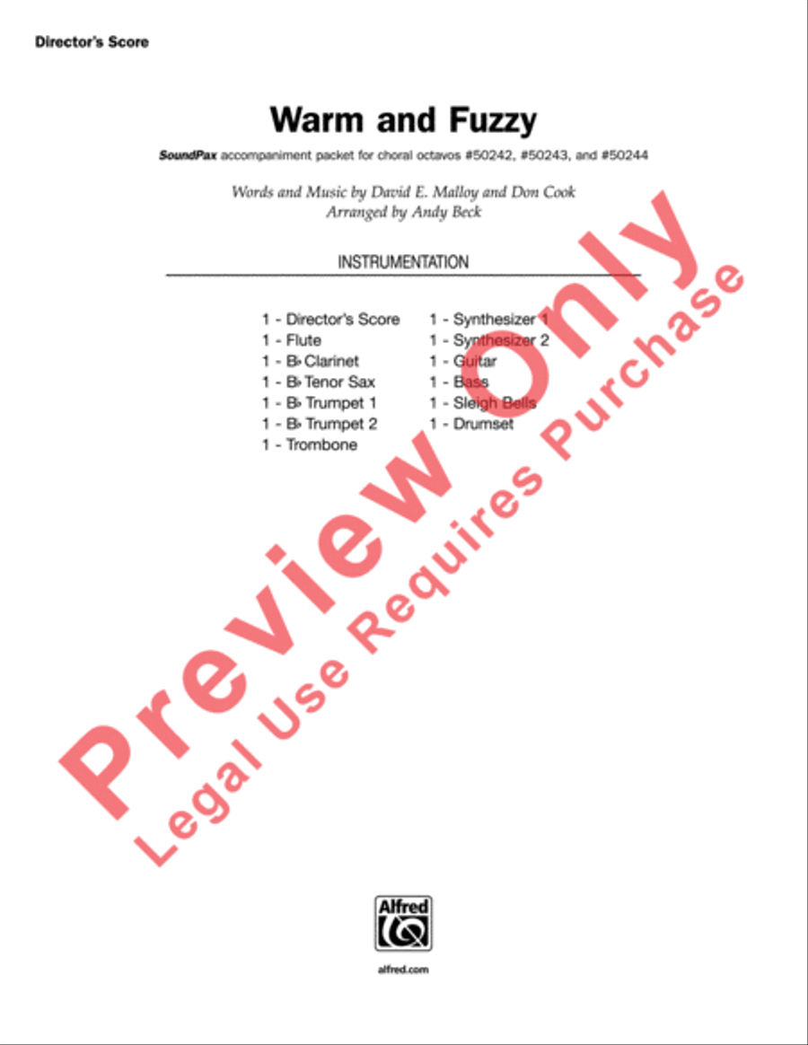 Warm and Fuzzy Warm and Fuzzy Choir scores gallery preview page 2