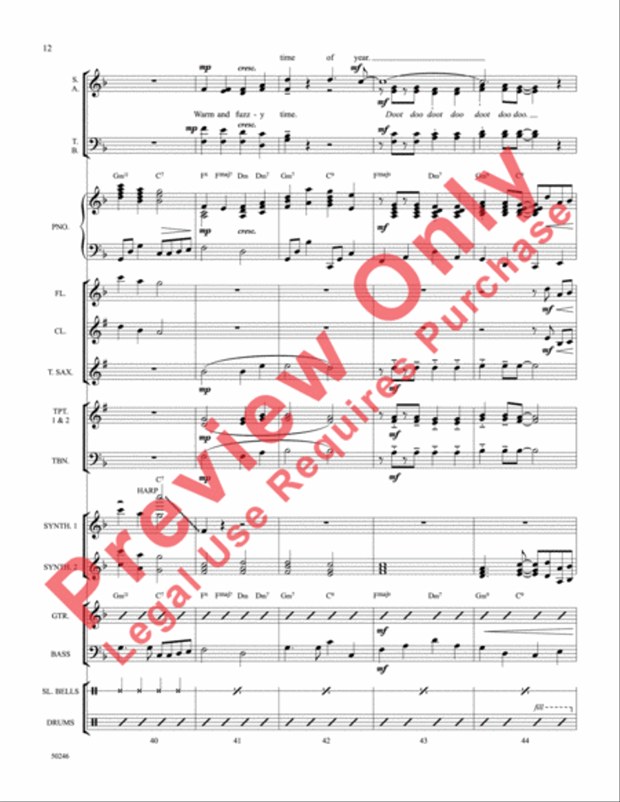 Warm and Fuzzy Warm and Fuzzy Choir scores gallery preview page 13