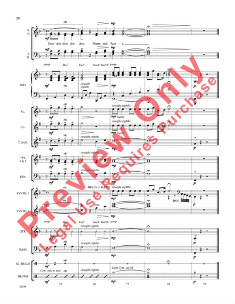 Warm and Fuzzy Warm and Fuzzy Choir scores gallery preview page 21