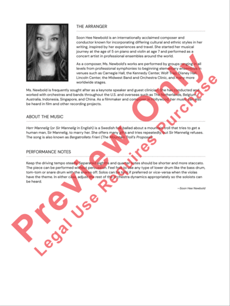 Herr Mannelig Herr Mannelig String Orchestra scores gallery preview page 3