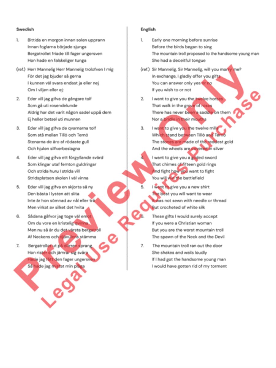 Herr Mannelig Herr Mannelig String Orchestra scores gallery preview page 4