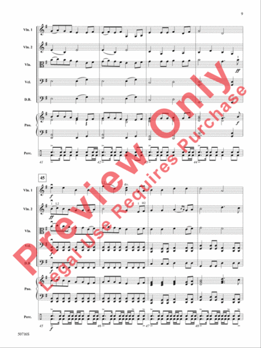 Herr Mannelig Herr Mannelig String Orchestra scores gallery preview page 10
