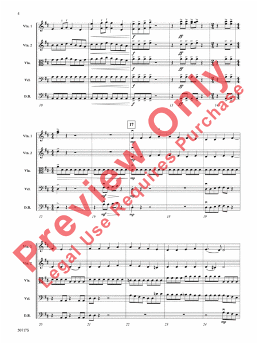 Ode to a Joyride Ode to a Joyride String Orchestra scores gallery preview page 5
