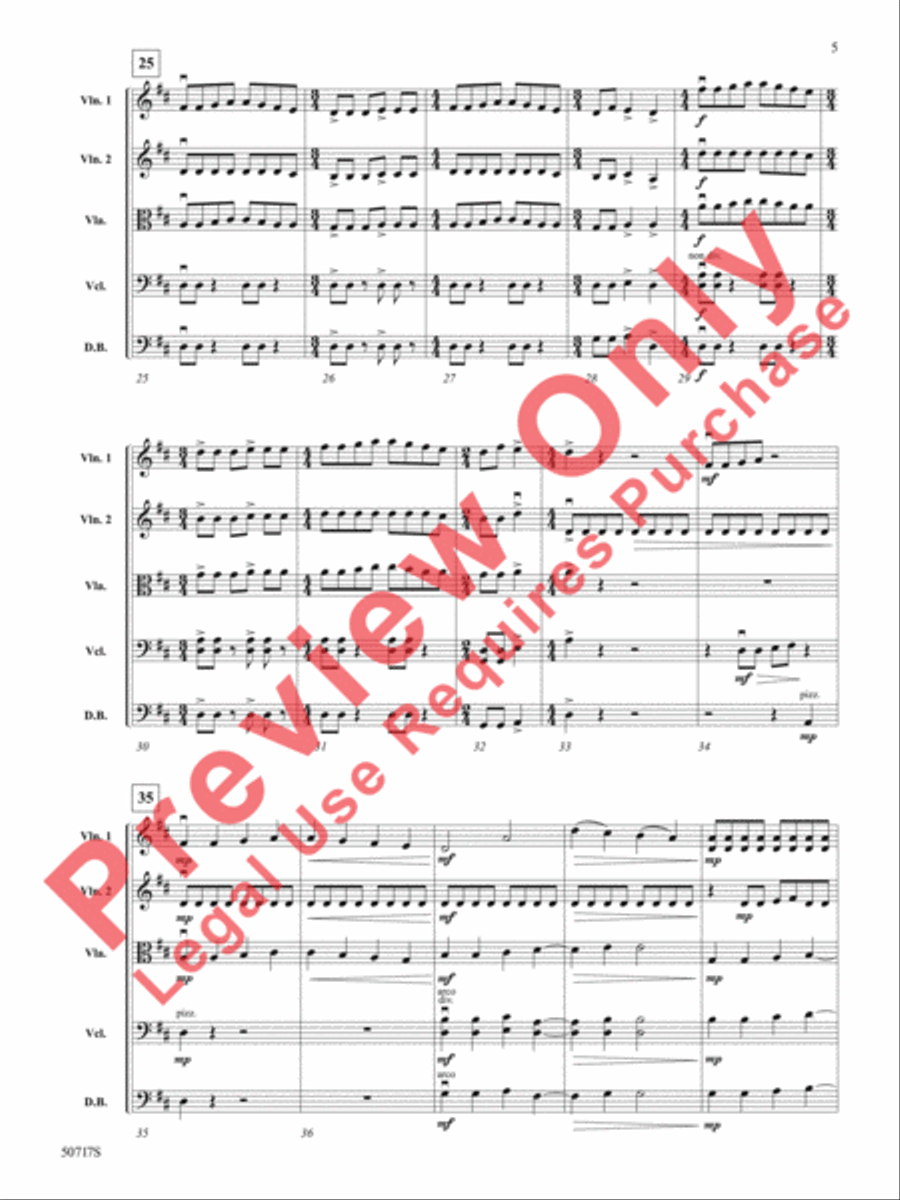 Ode to a Joyride Ode to a Joyride String Orchestra scores gallery preview page 6