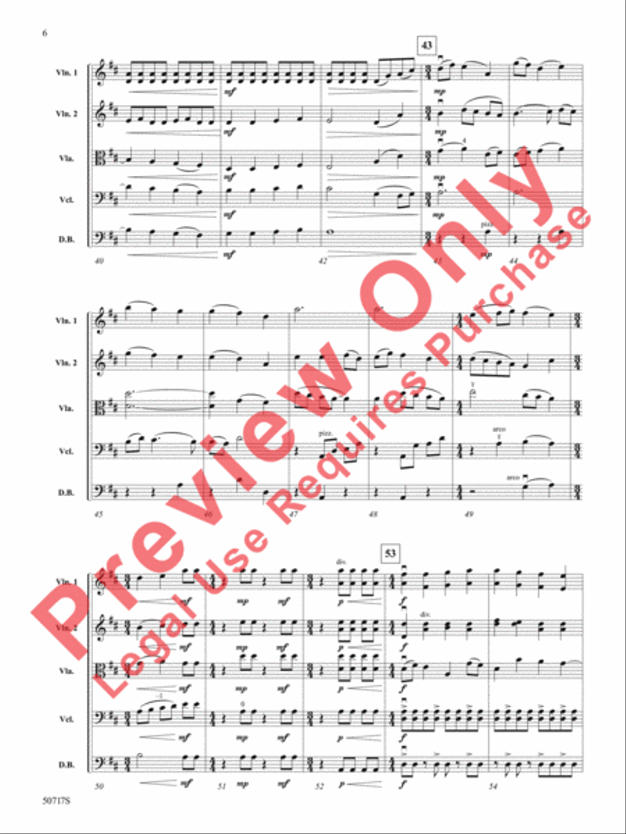 Ode to a Joyride Ode to a Joyride String Orchestra scores gallery preview page 7
