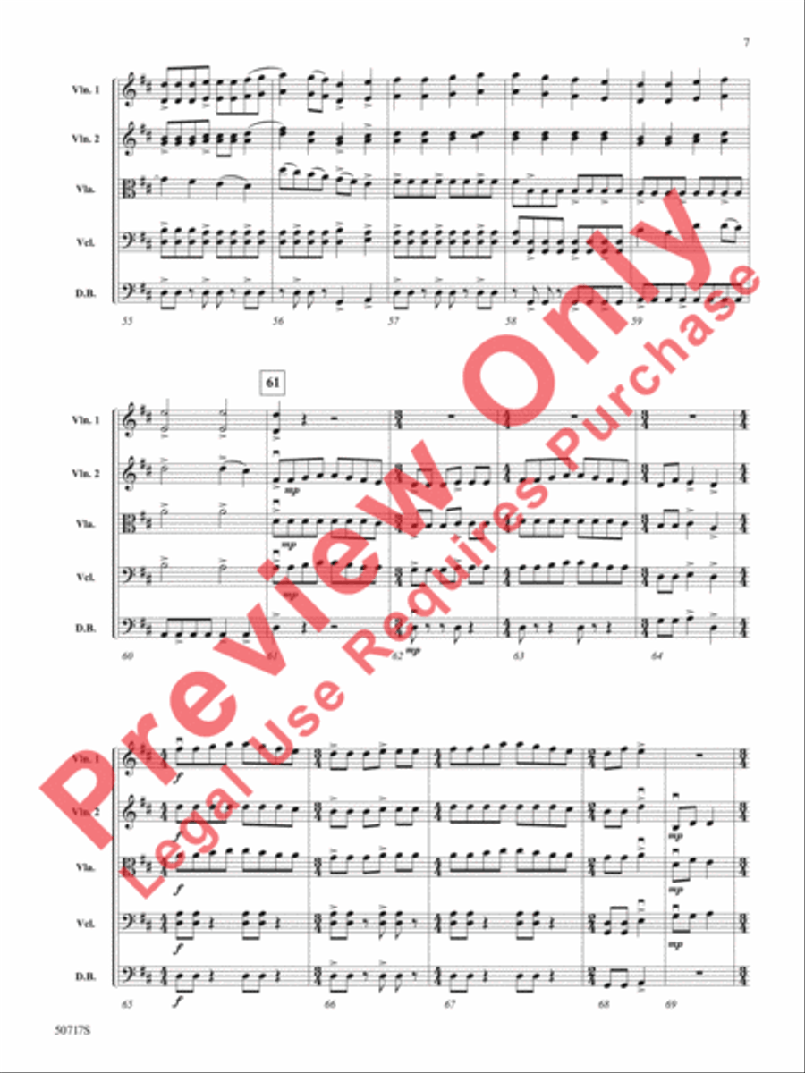Ode to a Joyride Ode to a Joyride String Orchestra scores gallery preview page 8