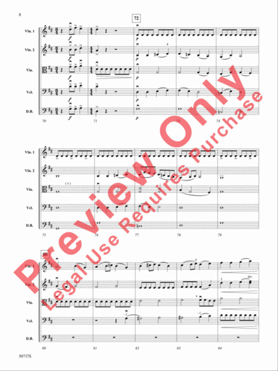 Ode to a Joyride Ode to a Joyride String Orchestra scores gallery preview page 9