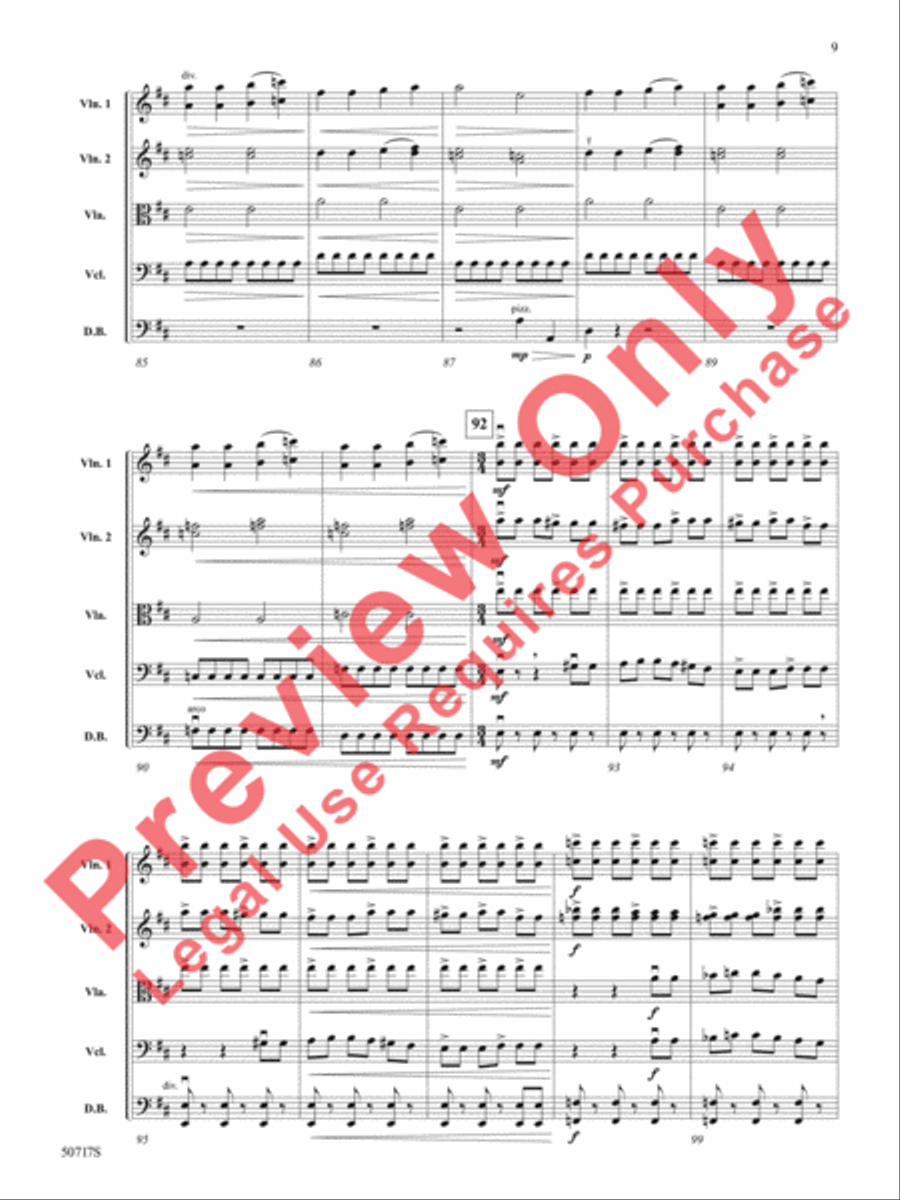 Ode to a Joyride Ode to a Joyride String Orchestra scores gallery preview page 10