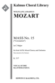 Mass No. 15 in C, K. 317 (Coronation Mass)