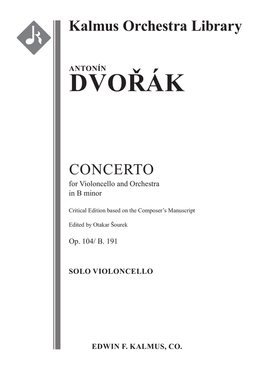 Concerto for Cello in B minor, Op. 104/B. 191 (Critical Edition) Full Orchestra scores gallery preview page 9