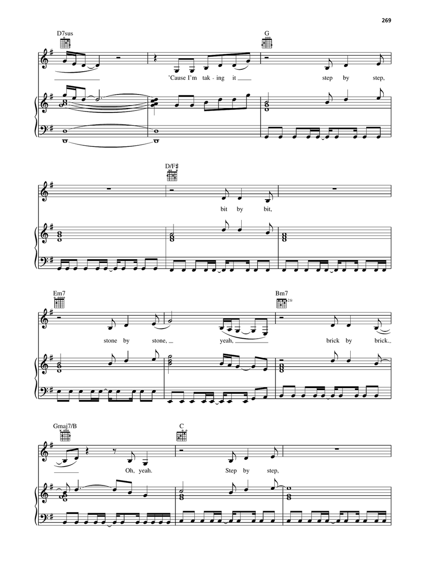 Step By Step Step By Step Piano, Vocal, Guitar scores gallery preview page 2