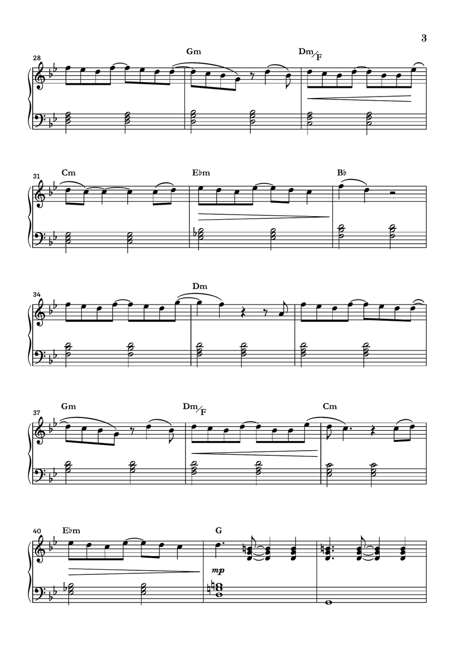 Les Sunlights Des Tropiques Easy Piano scores gallery preview page 3