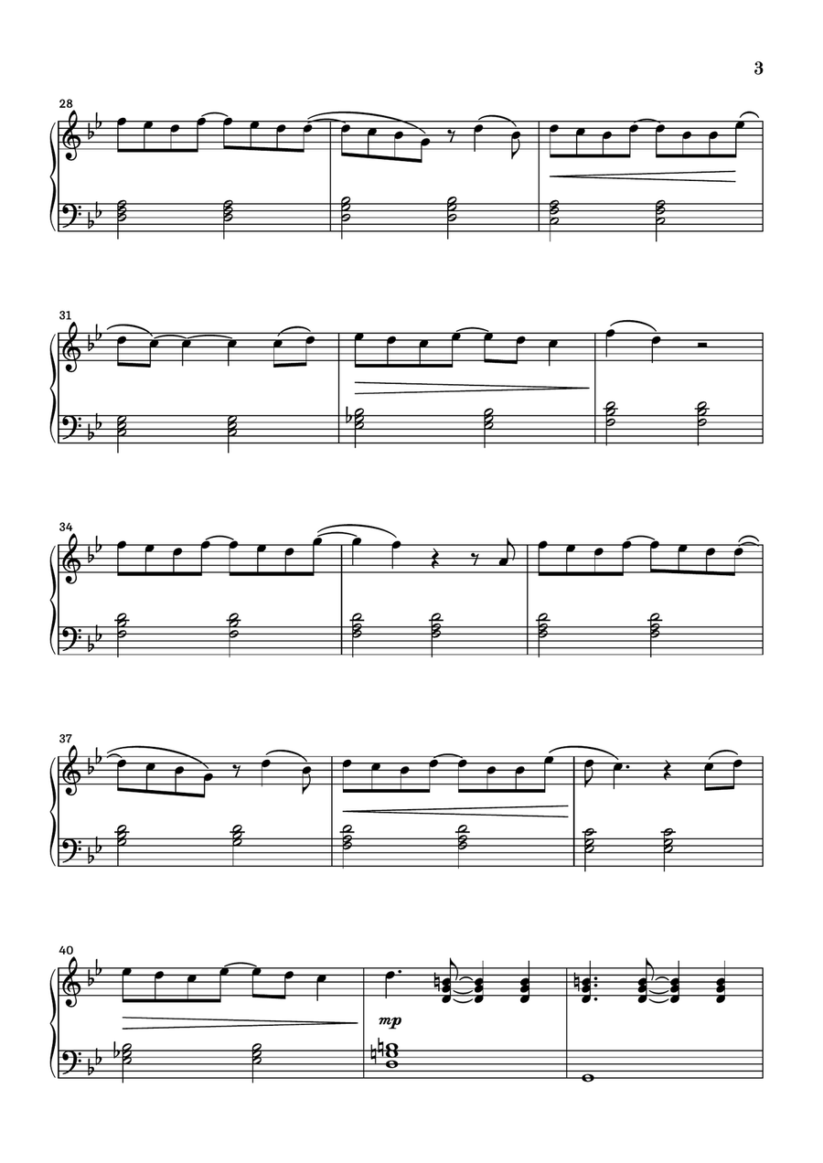 Les Sunlights Des Tropiques Easy Piano scores gallery preview page 3