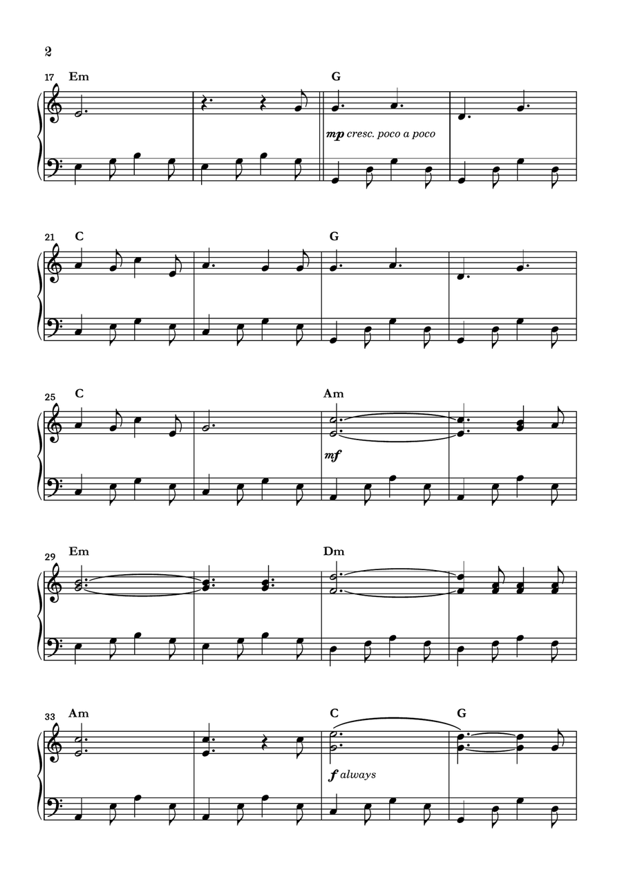 O Holy Night Piano Solo scores gallery preview page 2