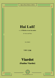Pauline Viardot-Hai Luli!,VWV 1106,in a minor,from '6 Mélodies et une havanaise'