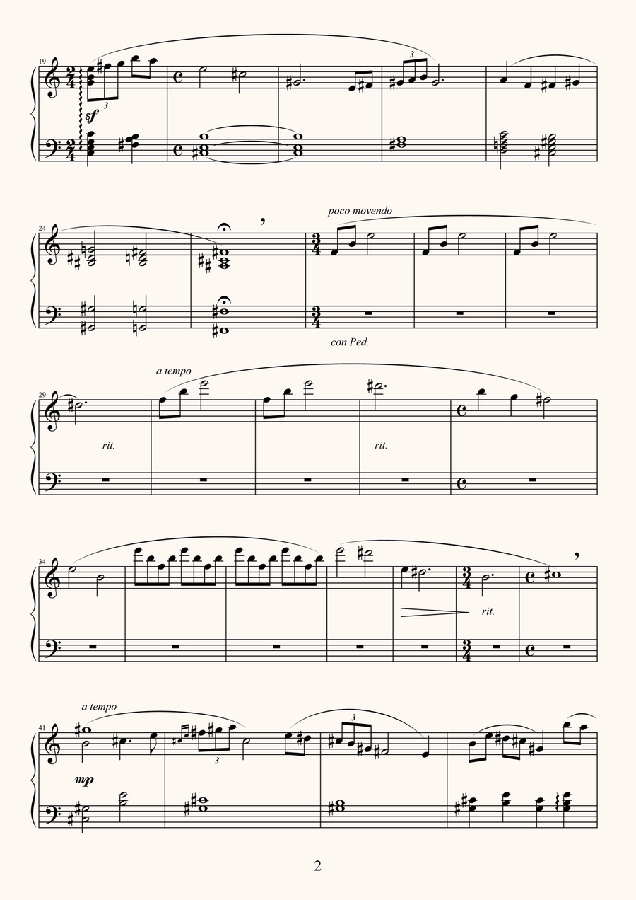 Nocturna (foglio album) Piano Solo scores gallery preview page 3