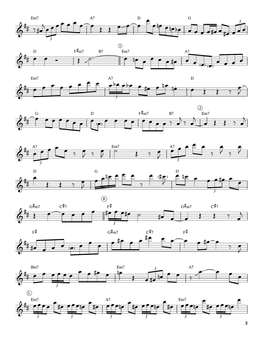 Frenesí Frenesí Alto Saxophone scores gallery preview page 3
