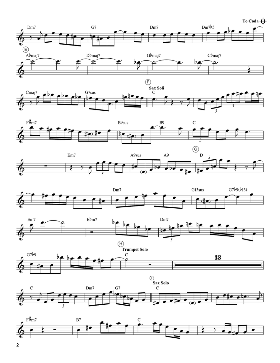 Groovin' High Groovin' High Alto Saxophone scores gallery preview page 2