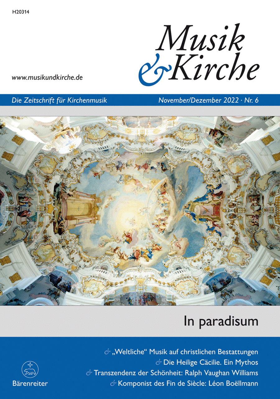 Musik & Kirche, Heft 6/2022 Magazines scores gallery preview page 1
