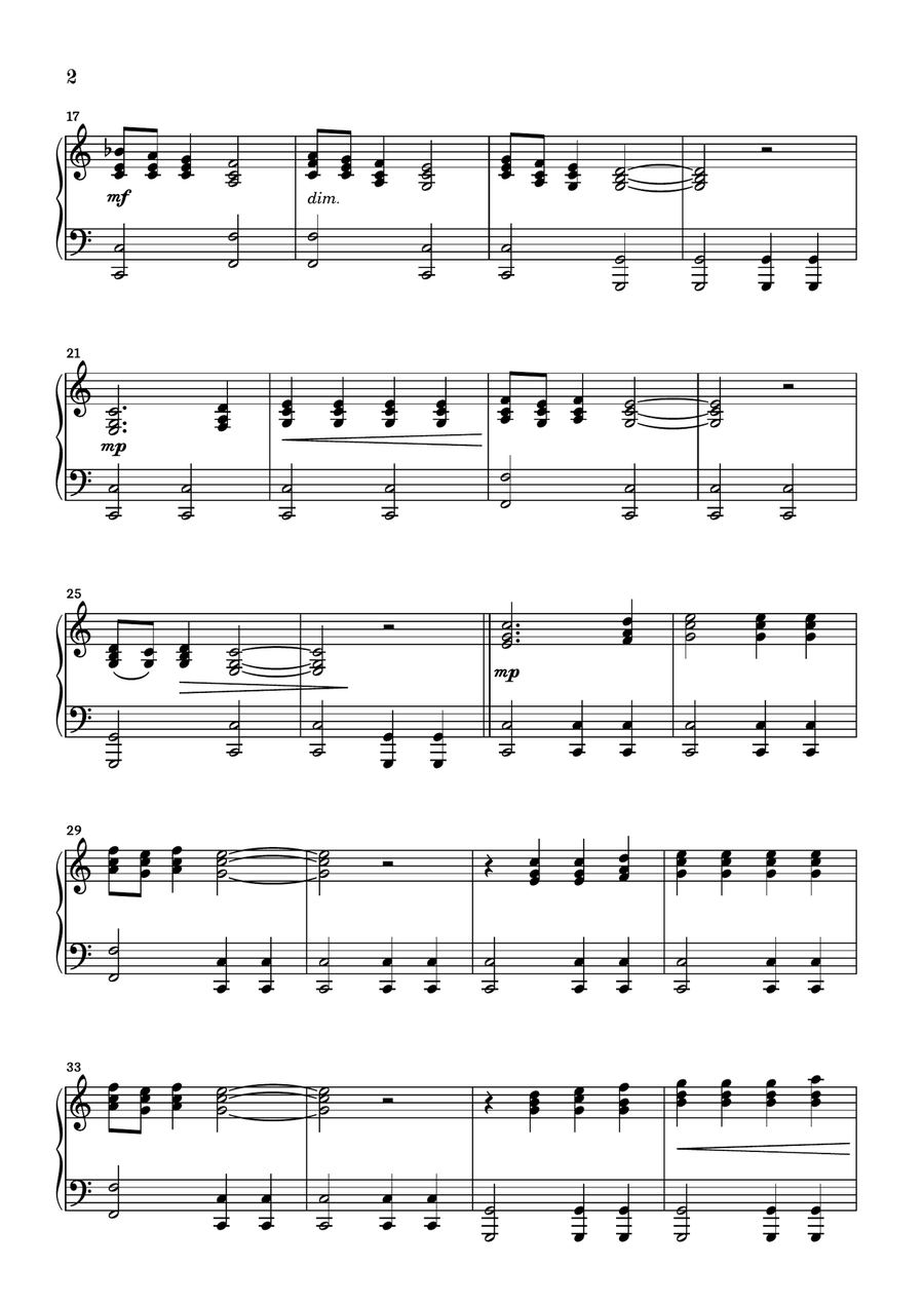 The Little Drummer Boy Piano Solo scores gallery preview page 2