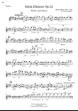 Salut d'Amour by Elgar - Violin and Piano (Individual Parts)