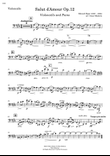 Salut d'Amour by Elgar - Cello and Piano (Individual Parts)