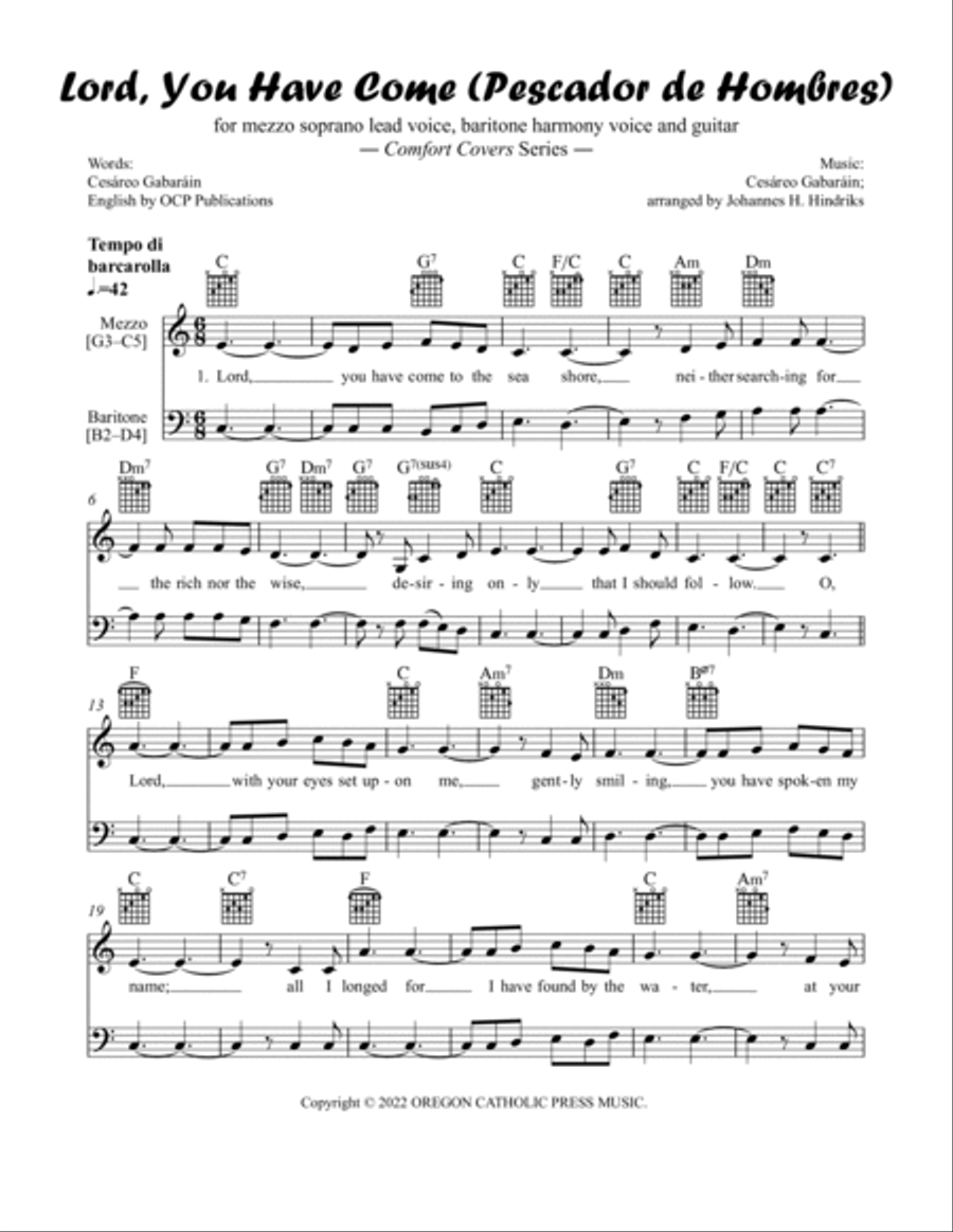 Pescador De Hombres Piano scores gallery preview page 2