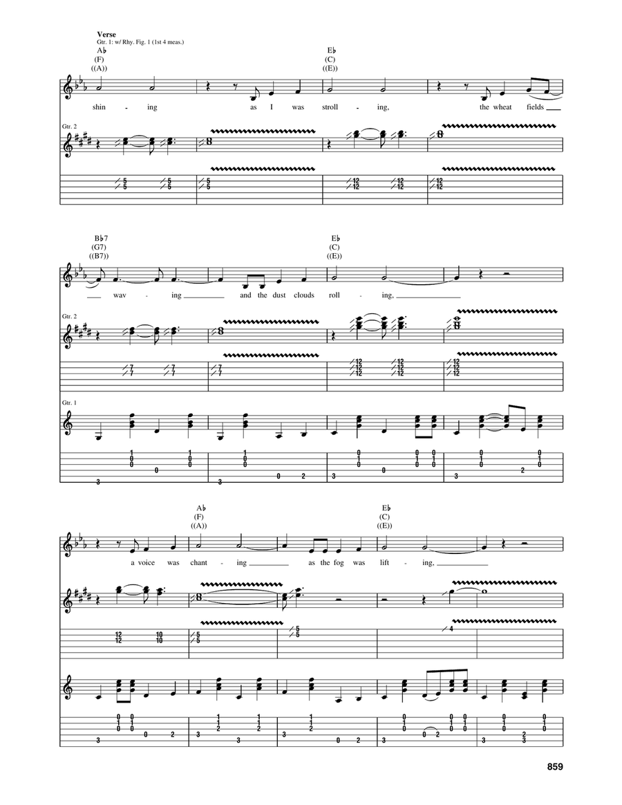 This Land Is Your Land This Land Is Your Land Acoustic Guitar scores gallery preview page 4