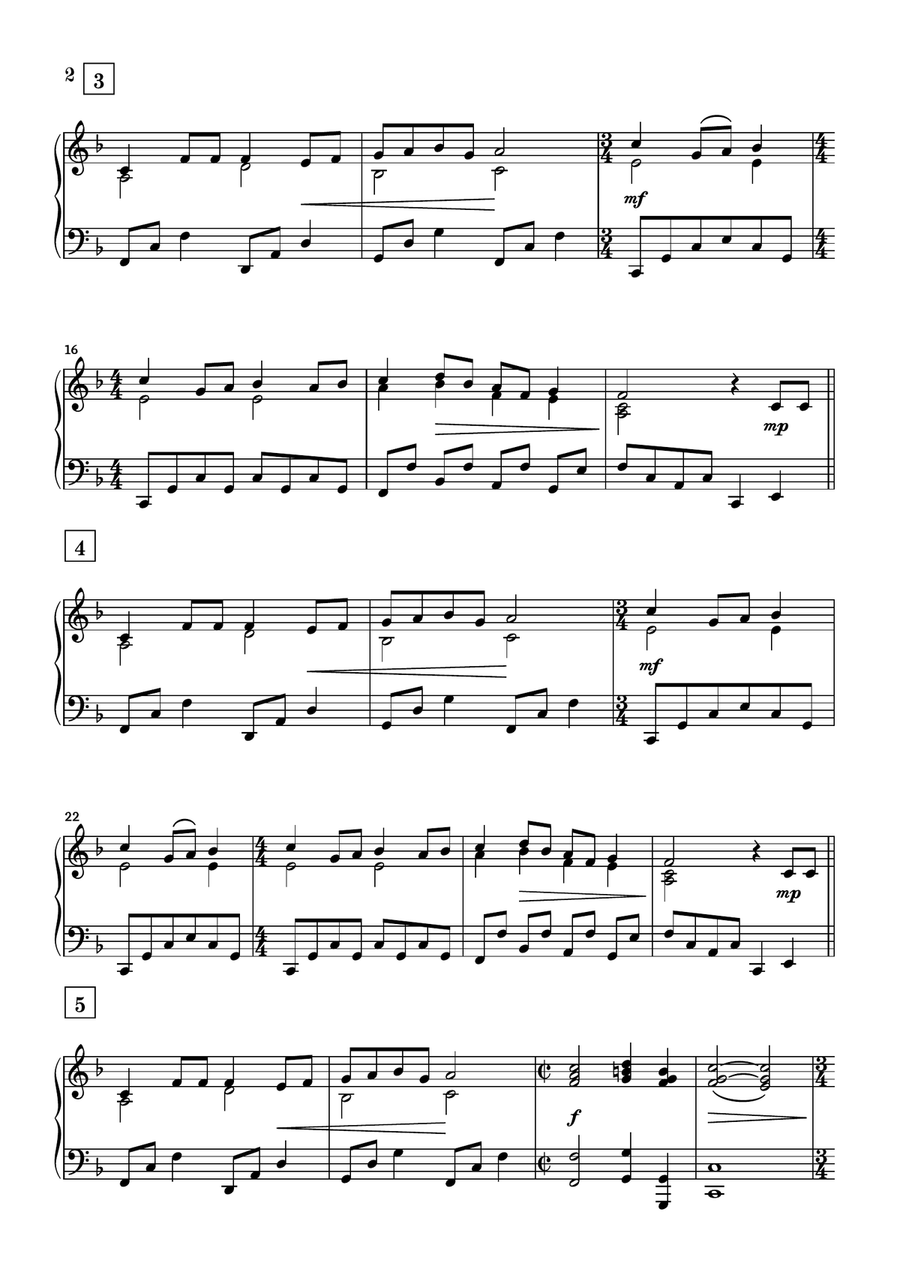 The Twelve Days of Christmas Piano Solo scores gallery preview page 2
