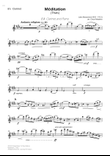 Meditation from Thais - Bb Clarinet and Piano (Individual Parts)