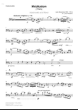 Meditation from Thais - Cello and Piano (Individual Parts)