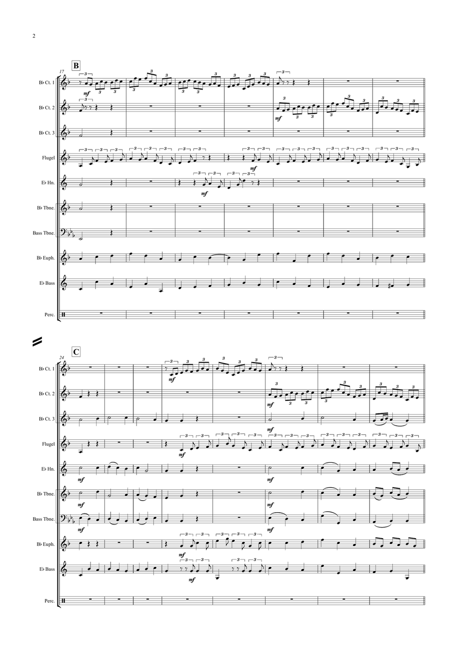 Jesu, Joy of Man's Desiring Brass Ensemble scores gallery preview page 2